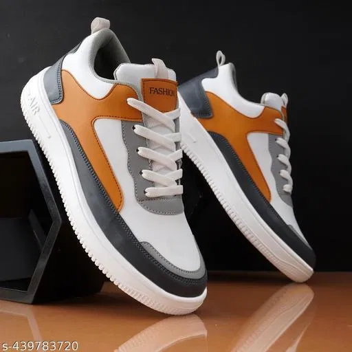 Classy Casual Sneakers for Men (Multicolor, IND-7)