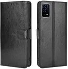 OPPO A55 Artificial Leather Mobile Flip Cover 