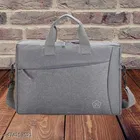 Canvas Laptop Bag for Men, Grey