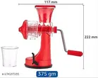 Plastic Manual Hand Juicer (Red)
