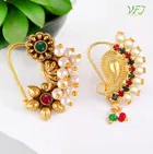 Alloy Nath Nosepins for Women (Multicolor, Pack of 2)