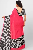 Georgette Printed Saree for Women 
