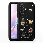 Rubber Mobile Back Cover for Mi Poco M6 / Redmi 13C 5G 