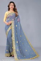 Blue Saree for Women 