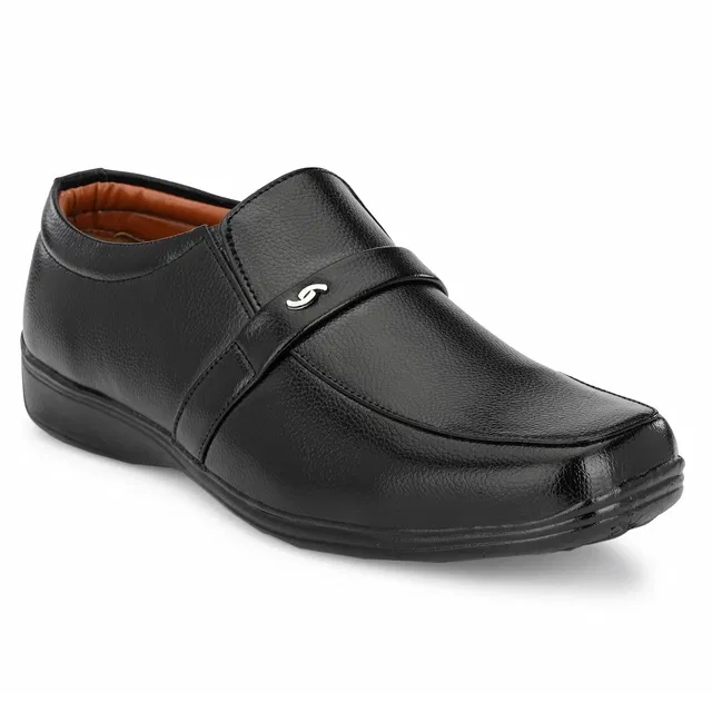 Formal Shoes for Men (Black, 8)