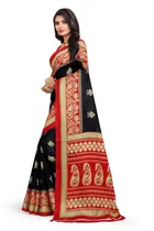 Khadi Silk Printed Saree for Women 