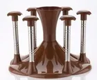 Plastic Glass Holder (Brown)