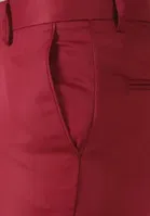 Slim Fit Solid Formal Trouser for Men 