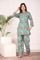 Rayon Top & Bottom Set for Women 