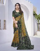 Chiffon Printed Saree for Women 
