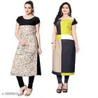 Crepe Printed Kurti for Women 