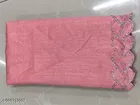 Jimmy Choo Solid Saree For Women, Pink