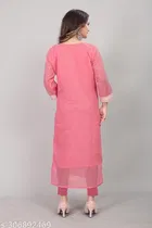 Cotton Embroidered Kurti for Women 