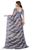 Printed Party Wear Georgette Saree for Women 