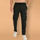 Lycra Nylon Logo Printed Track Pant for Men 