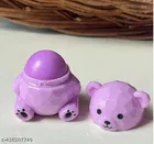 Teddy Bear Shape Lip Gloss, Multicolor, Pack of 1