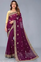 Purple Saree for Women 