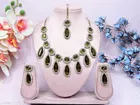 Mehandi Finish Necklace Set for Women 