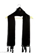 Poly Chiffon Scarves for Women, Multicolor, Pack of 2