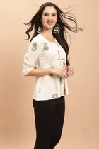 Cotton Printed Top for Women 