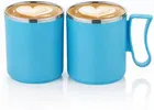 Stainless Steel Coffe Mug, Multicolour , Pack of 2 