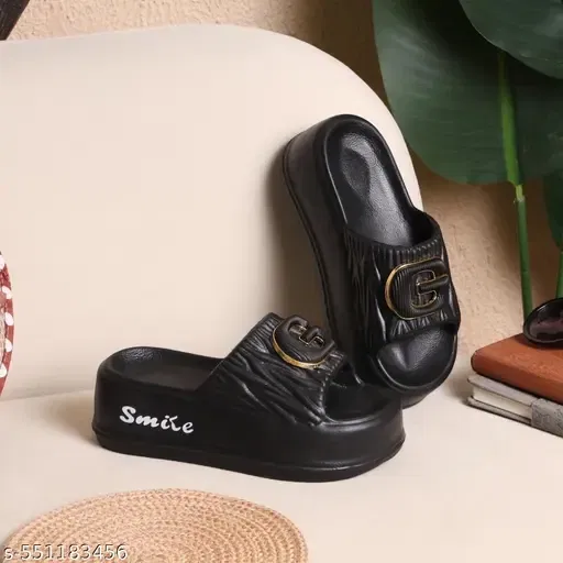 Sliders for Women, Black (7)