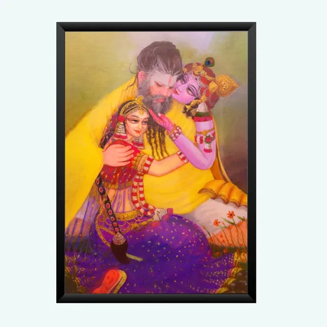 Polyester Photo Frames (Black, 5x7 inches)