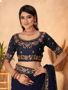 Georgette Self Design Saree for Women 