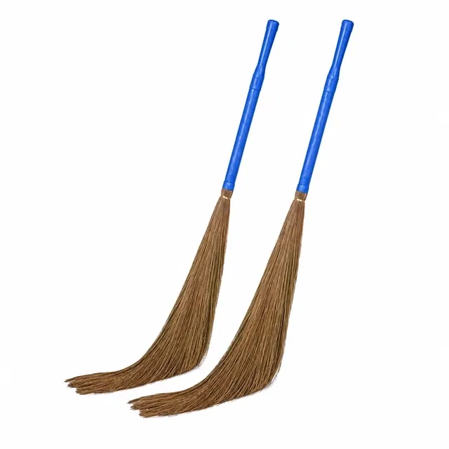 Shagun Plastic Grass Broom (Pack of 2)