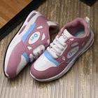 Casual Shoes for Women (Purple & White, 6)