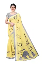 Saree with Unstitched Blouse for Women 