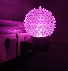 Round Crystal Night light (Multicolor, Pack of 3)