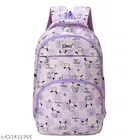 Polyester Backpack Bag, Purple