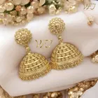 Brass Jhumkas Earrings for Women 