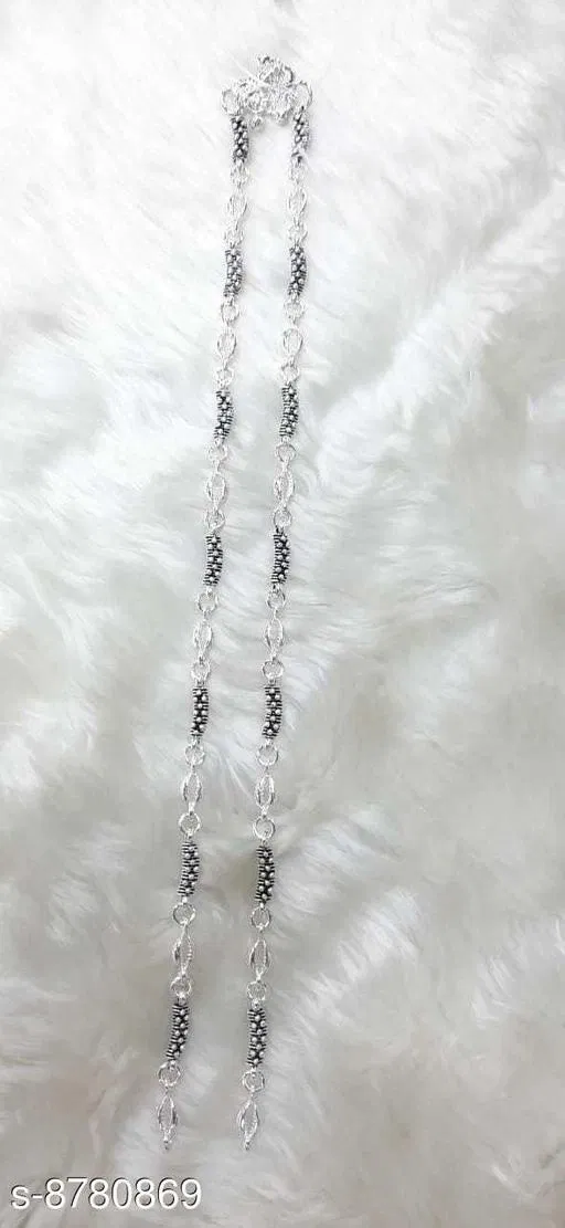 Anklet Silver Free Size Anklets & Toe Rings for Women