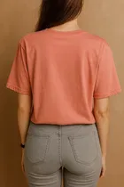 Cotton Blend Printed T-Shirt for Women 