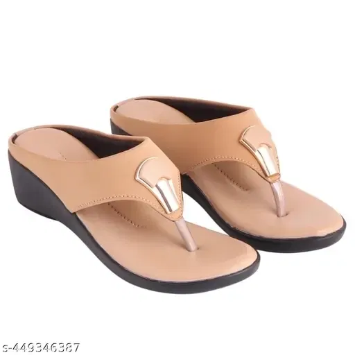 Acknew Women Flat (Beige, 6)