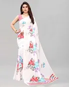 SVB प्रिंटेड साड़ी फॉर वीमेन 