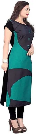 AK Fashion Mall Women Crepe Kurti 