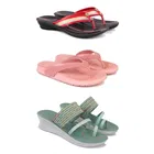 Combo of Heels with Slippers & Flats for Women 