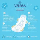 वेलोरा ड्राई फील ट्राइफोल्ड सेनेटरी पैड 