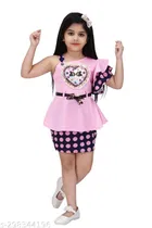Cotton Blend Dress for Girls 