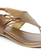 Flats for Women, Gold 