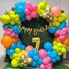 7th Happy Birthday Balloon Decoration Kit, Multicolor, Pack Of 68