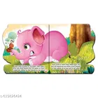 The Bully Elephant Animal Shaped Story Board Book for Kids | Early Learning Story Book for Toddlers | Moral Story Picture Book for Children | Preschool Reading Book for Brain Development & Vocabulary Building | Perfect Birthday Gift & Homeschooling