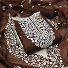 Unstitched  Embroidered Dress Material for Women & Girls 