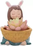 Ceramic Decorative Cute Girl Plant Holder for Home Decor 