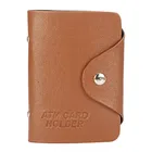 Faux Leather Wallet for Men (Brown)