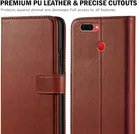 OPPO A5S Artificial Leather Mobile Flip Cover 