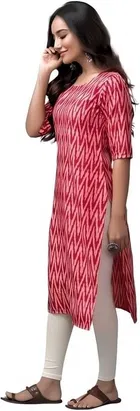 Crepe Printed Kurti for Women 